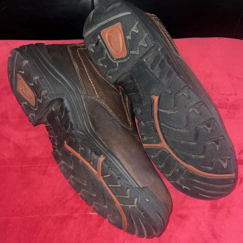 Timberland PRO Men's, Camel Brown, Alloy Toe, EH, Slip On. Size 14. Like new.